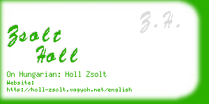 zsolt holl business card